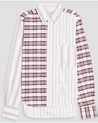Thom Browne - Printed Cotton Oxford Shirt - Lyst