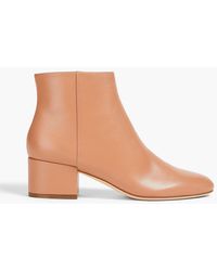 Sergio Rossi - Nebbia Leather Ankle Boots - Lyst