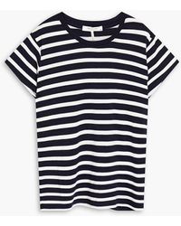 Rag & Bone - Striped Knitted T-shirt - Lyst