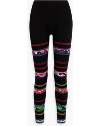 PUCCI - Jacquard-knit leggings - Lyst