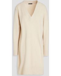James Perse - Bouclé-knit Cotton-blend Mini Dress - Lyst