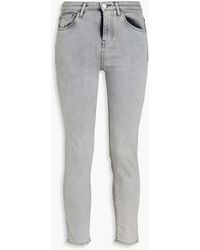 3x1 - W2 halbhohe cropped skinny jeans - Lyst