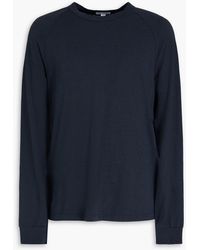 James Perse - Cotton And Linen-blend T-shirt - Lyst