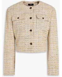 Theory - Tweed Jacket - Lyst