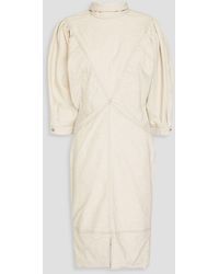 Isabel Marant - Laure Cotton-blend Twill Dress - Lyst