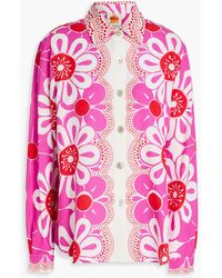 FARM Rio - Floral-Print Linen-Blend Shirt - Lyst