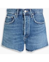 Citizens of Humanity - Marlow Distressed Denim Shorts - Lyst