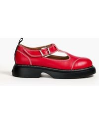 Ganni - Everyday Buckled Mary Jane Loafers - Lyst