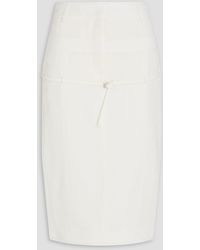Jacquemus - Caraco Belted Canvas Pencil Skirt - Lyst