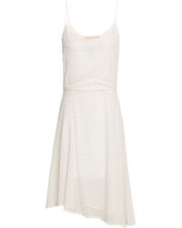 Vanessa Bruno Asymmetric Broderie Anglaise Dress - White