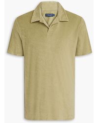 Frescobol Carioca - Faustino Cotton, Lyocell And Linen-blend Terry Polo Shirt - Lyst