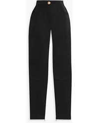 Balmain - Quilted Grain De Poudre Wool-Blend Slim-Leg Pants - Lyst