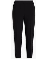 Theory - Treeca Cropped Crepe Slim-Leg Pants - Lyst