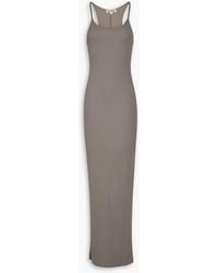 ÉTERNE - Ribbed Jersey Maxi Dress - Lyst