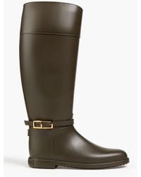 Sergio Rossi - Buckled Rubber Rain Boots - Lyst