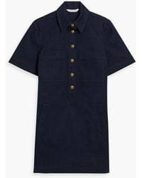 Veronica Beard - Koulis Denim Mini Shirt Dress - Lyst