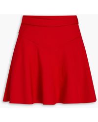 RED Valentino - Crepe Mini Skirt - Lyst