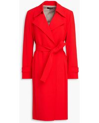 Theory - Oaklane Crepe Trench Coat - Lyst