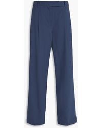 Zimmermann - Crepe Straight-Leg Pants - Lyst