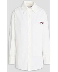 S.S.Daley - Denton Striped Cotton-Seersucker Shirt - Lyst