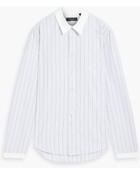 Rag & Bone - Striped Cotton-poplin Shirt - Lyst