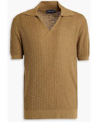 Frescobol Carioca - Joaquin poloshirt aus einer gerippten baumwollmischung - Lyst