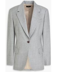 Theory - Wool-Flannel Blazer - Lyst