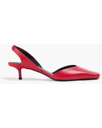 Loulou de Saison - Akila Leather Slingback Pumps - Lyst