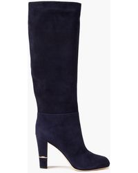 Sergio Rossi - Suede Knee Boots - Lyst