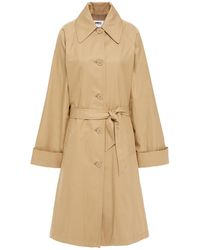 MM6 by Maison Martin Margiela - Oversized Cotton-twill Trench Coat - Lyst
