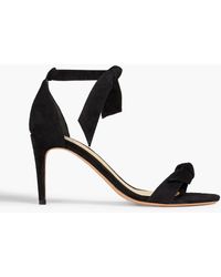 Alexandre Birman - Clarita 75 Bow-Detailed Suede Sandals - Lyst