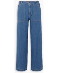 See By Chloé - High-rise Wide-leg Jeans - Lyst