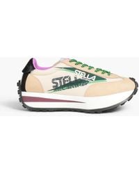 Stella McCartney - Sneakers aus shell mit mesh-einsatz - Lyst