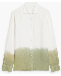 120% Lino - Dip-dyed Linen Shirt - Lyst