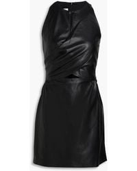 Nanushka - Cutout Okobortm Mini Dress - Lyst