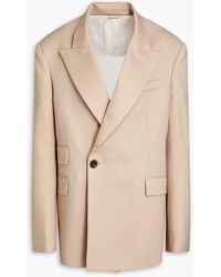 Peter Do - Double-breasted Cutout Twill Blazer - Lyst
