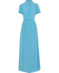 Diane von Furstenberg Lexie Silk-Blend Maxi Dress