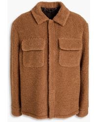 Canali - Camel Wool And Silk-Blend Jacket - Lyst