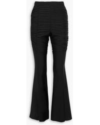 AZ FACTORY - Ester as schlaghose aus stretch-strick mit raffungen - Lyst