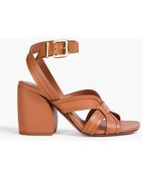 Zimmermann - Embellished Leather Sandals - Lyst