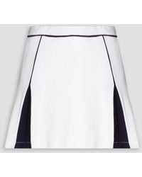 The Upside - Courtside Billy Jean Cotton-piqué Tennis Skirt - Lyst
