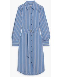 georgine midi dress Georgina Printed Midi Dress in capri navy