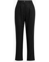 Mara Hoffman - Dita Herringbone Lyocell And Cotton-Blend Straight-Leg Pants - Lyst