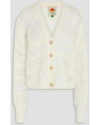 FARM Rio - Cardigan aus pointelle-strick - Lyst