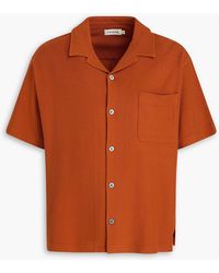 FRAME - Cotton-Piqué Shirt - Lyst