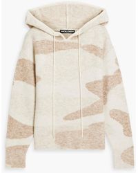 Holden - Chalet Brushed Jacquard-knit Hoodie - Lyst