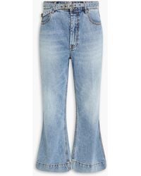 Zimmermann - Belted High-rise Kick-flare Jeans - Lyst