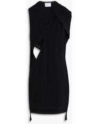 Courreges - Minikleid aus crêpe mit cut-outs - Lyst