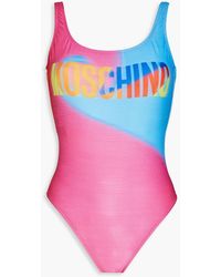 Moschino - Badeanzug mit print - Lyst