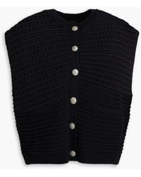 Rag & Bone - Marlee Pointelle-Knit Cotton-Blend Vest - Lyst